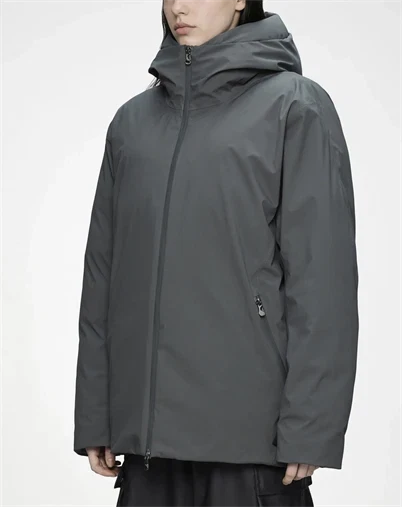 Rains - Sarna Puffer Jakke - Dark Grey